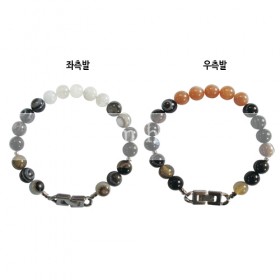 파워스톤 발찌 블랙 10mm 세트 (소형)